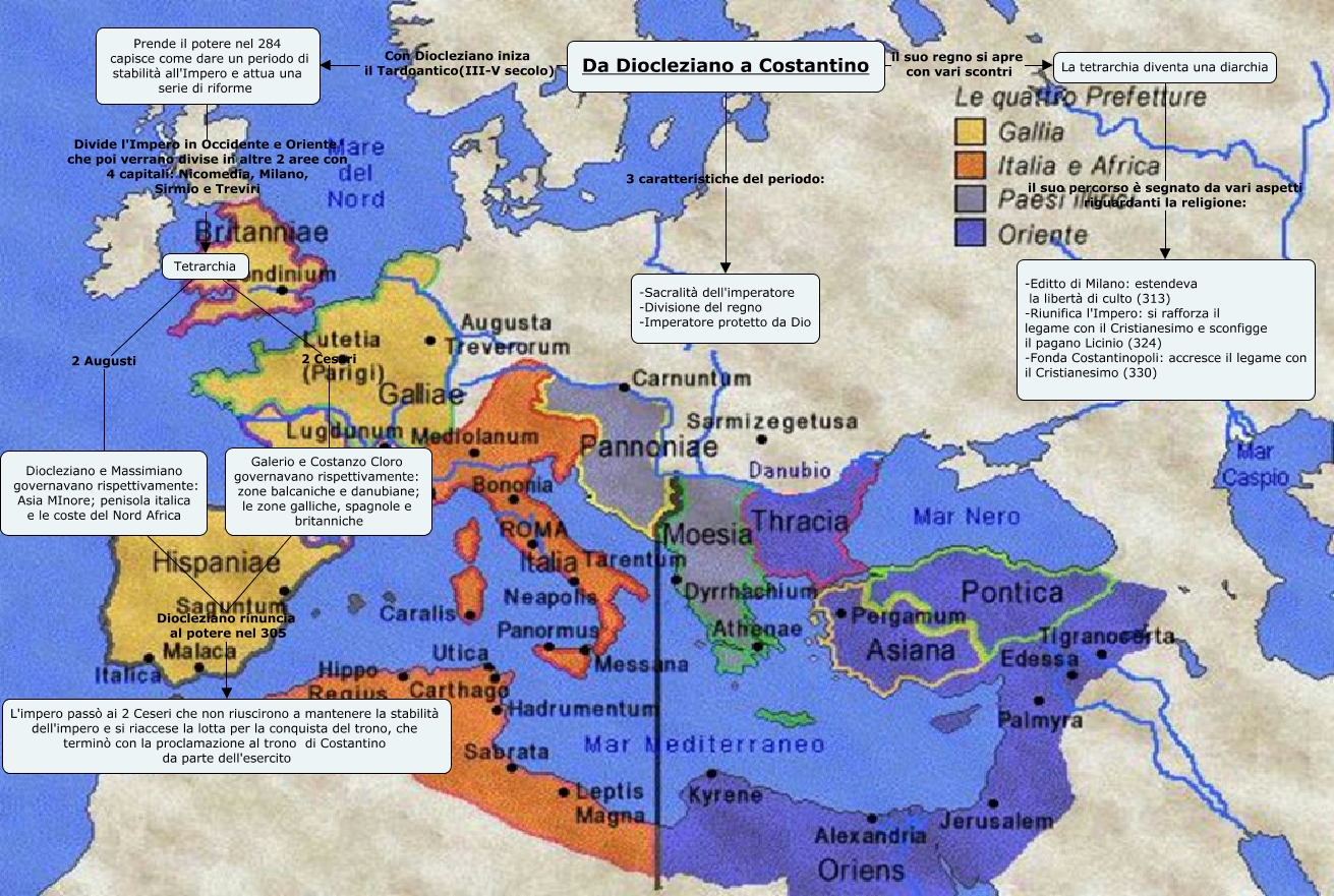 Da Diocleziano a Costantino